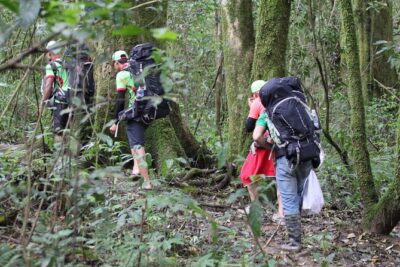 Langbiang Green Trekking Tours - Signature Trekking Da Lat - Entering the route: Radar Peak to the working forests