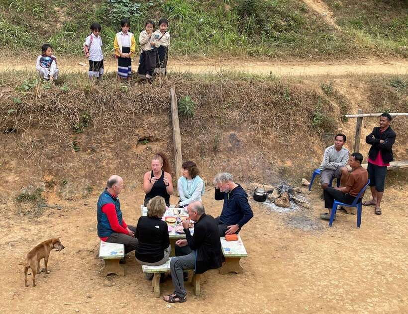 Luang Prabang: 3-Day Cultural Remote Trek With Homestay - Day 2: A Valley Stream Hike to a Large Mixed Hmong and Khmu Village