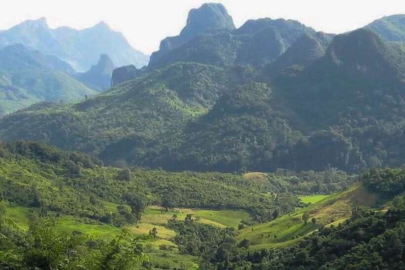 Luang Prabang: Mountain Trek & Local Villages Overnight Tour - Day 2: Rice fields to Ban Tin Pha views, then Ban Houay Yen and Tad Sae