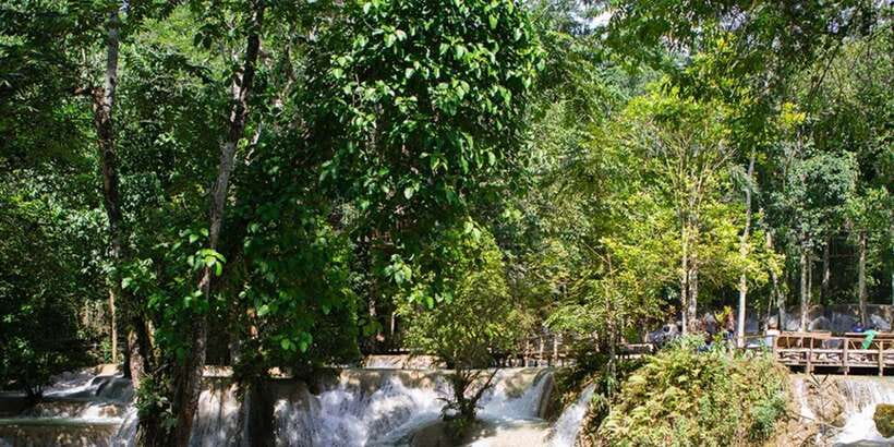 Luang Prabang Thin Pha Trail & Tad Sae Falls Trek - Tad Sae Falls: swim time when water levels allow it
