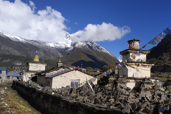 Manaslu Circuit Trek: - Days 3–4: Tatopani hot springs and the early village rhythm (Jagat, Philip, Deng)