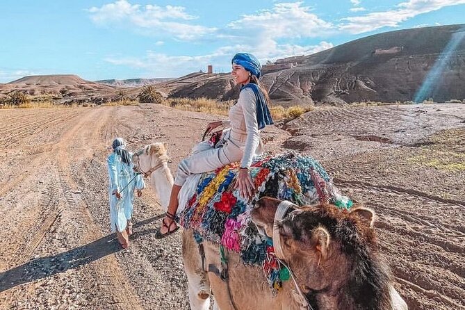Marrakech: Agafay Desert Quad Biking & Camel Trek & Dinner & Show - Pickup at your hotel and that base-camp briefing