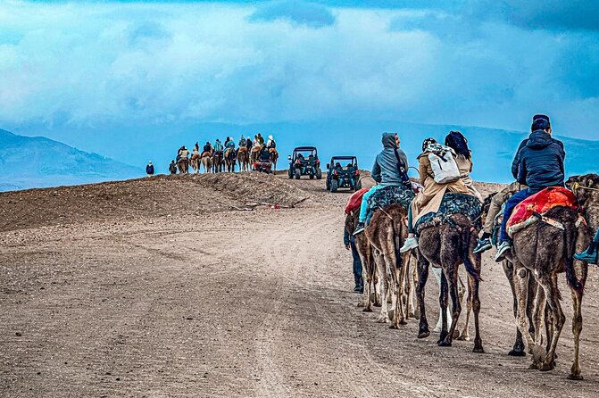 Marrakech: Agafay Desert Quad Biking & Camel Trek & Dinner & Show - Sunset viewpoint: where the evening starts to feel magical