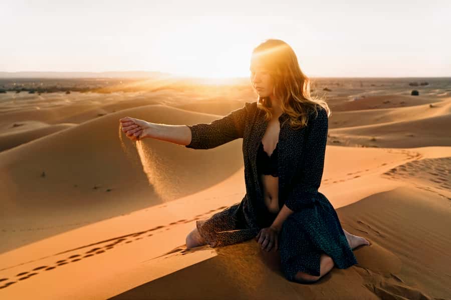 Merzouga: Overnight Camel Trek with Sandboarding - Sunset, Then Camp: What the Desert Evening Feels Like