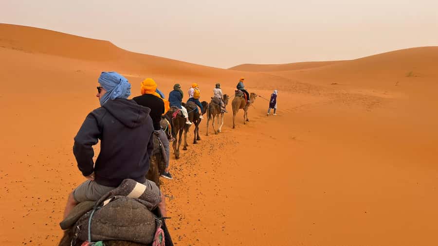 Merzouga: Overnight Camel Trek with Sandboarding - Sleeping in a Desert Tent: Comfort vs Cold vs Camp Tier