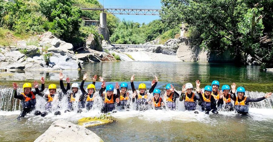 Motta Camastra: Alcantara Gorges Body Rafting and River Trek - Entering the Alcantara Gorges near Motta Camastra