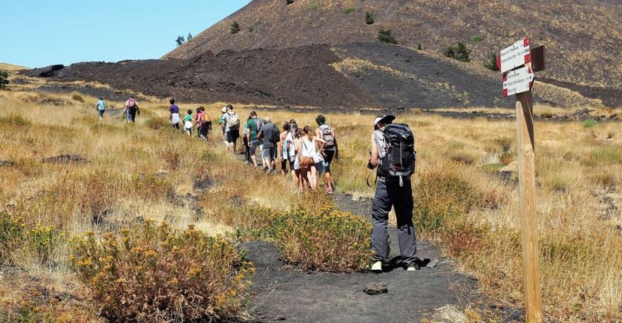 Mount Etna: Private Trek on the North Slope Craters - Walking the lava edge, then climbing through beech forest