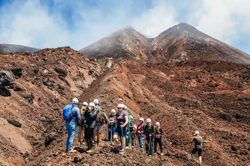 Mount Etna: scenic Summit Trek with a volcano Guide and Gear - The crater views and the “recent eruption” descent