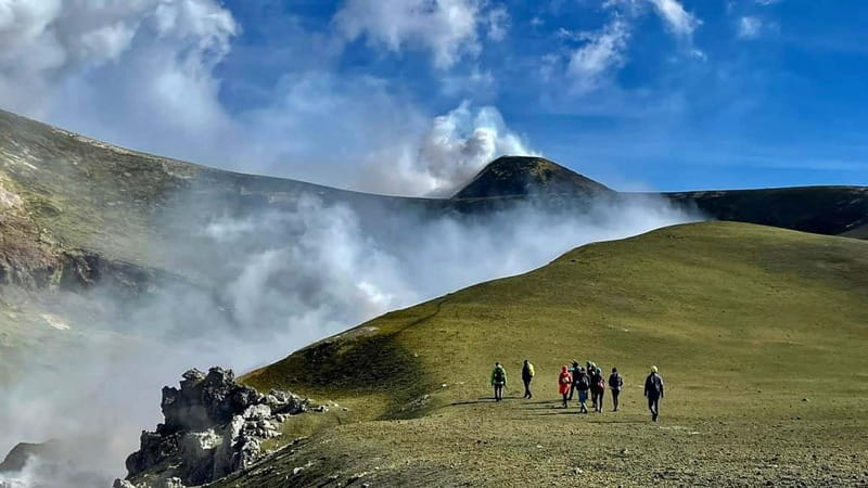 Mount Etna: Summit Trekking Tour - Meeting at Sole-neve Souvenirs: where your Etna day begins