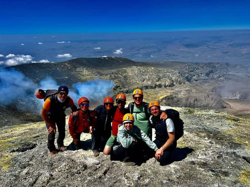 Mount Etna: Summit Trekking Tour - From Piano Provenzana to the trail start: the 4x4 jump to 2,900m