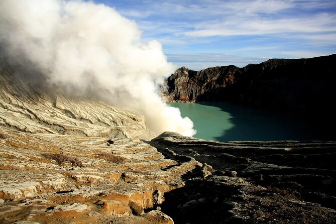 Mount Ijen Crater Trekking Tour from Bali - Blue fire and a crater full of workers
