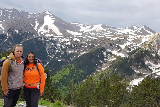 Mount Olympus Hiking Experience - Trekking in Greece - The views: peaks above you and the Olympic coast ahead