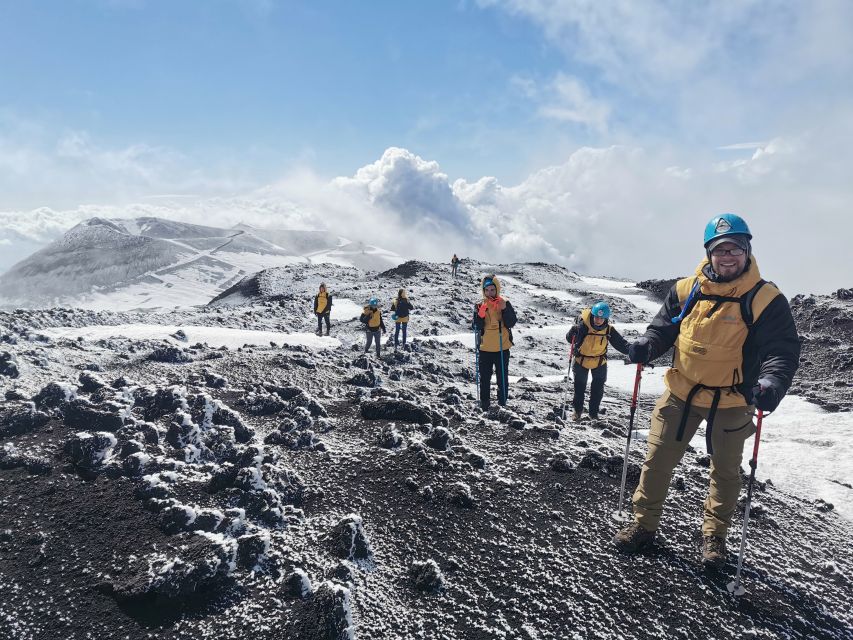 Mt Etna: Winter Trekking Tour with Optional Catania Transfer - Gulf of Catania to the Ionian Sea: The Best Kind of Break in the Action