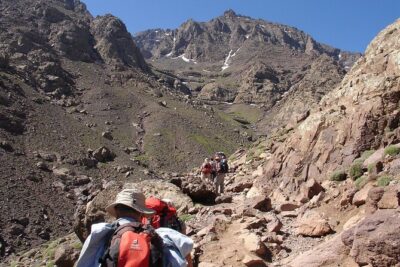 Mt Toubkal Ascent Express Trek 2 Days 1 Night - Sidi Chamarouch Shrine by a Waterfall