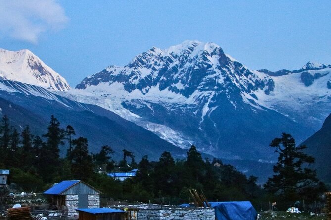 Multiday Manaslu Circuit Trek - Samdo on the Tibetan border: rocky terrain and moraine walking (Day 8)