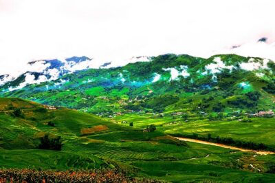 Muong Hoa Valley Trek & Homestay Experience - 4D3N - Day 1 from Y Linh Ho to Ta Van Village: terraces and first contact
