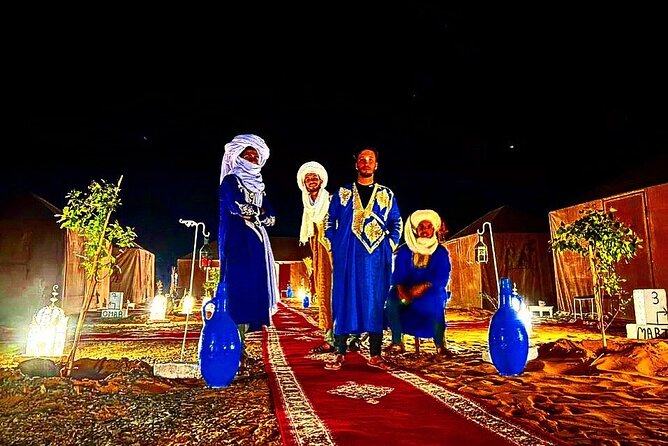 Night In Erg chebbi Desert Departing From Erfoud, Camel Trekking - Sunset sandboarding and Berber music dinner