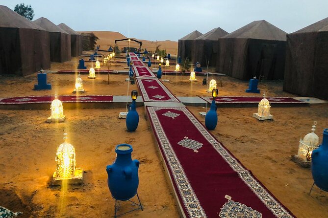 Night In Erg chebbi Desert Departing From Erfoud, Camel Trekking - Sunrise over the dunes: breakfast comes after the best light