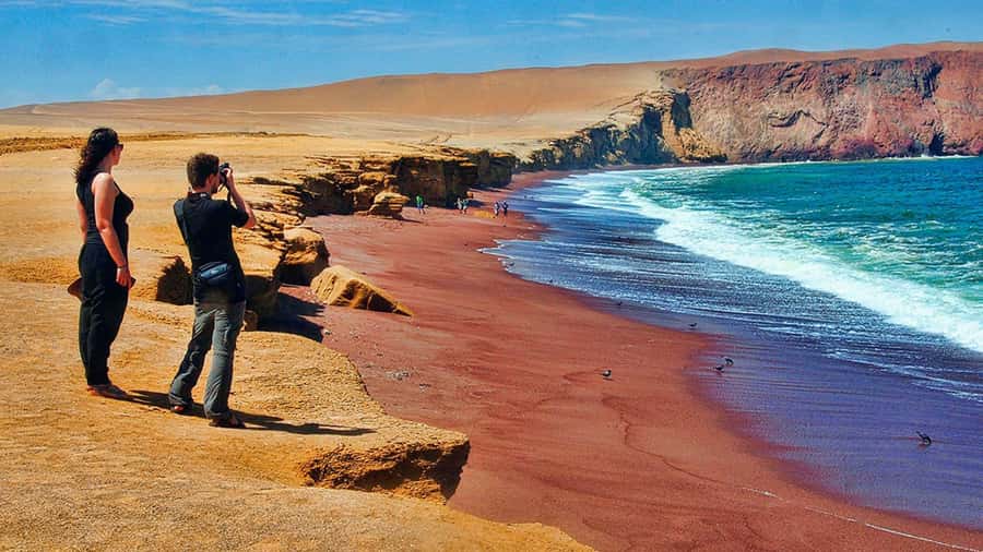 PARACAS|| Sunset trekking in the Paracas National Reserve - The 75-Minute Coastal Walk: Cliffs, Beaches, and Sea Breeze
