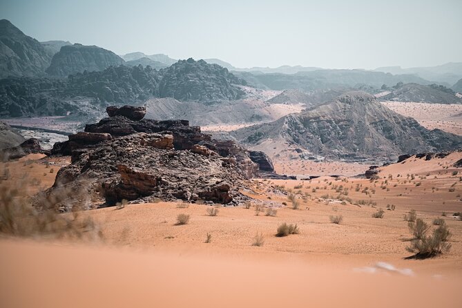 Petra to Wadi Rum Trek - 6 Days - Day 3: wild desert valleys toward the Jordan Valley edge