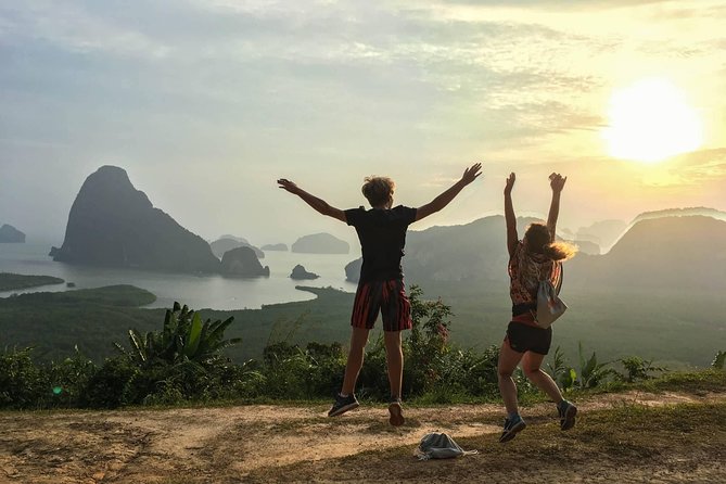 Phang Nga Treasures Sunrise Trekking and No-crowd James Bond by longtailed boat - Sunrise Trek to Samet Nangshe: views first, crowds last