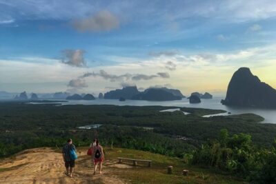 Phang Nga Treasures Sunrise Trekking and No-crowd James Bond by longtailed boat - The longtail boat ride to Koh Tapu (James Bond Island)