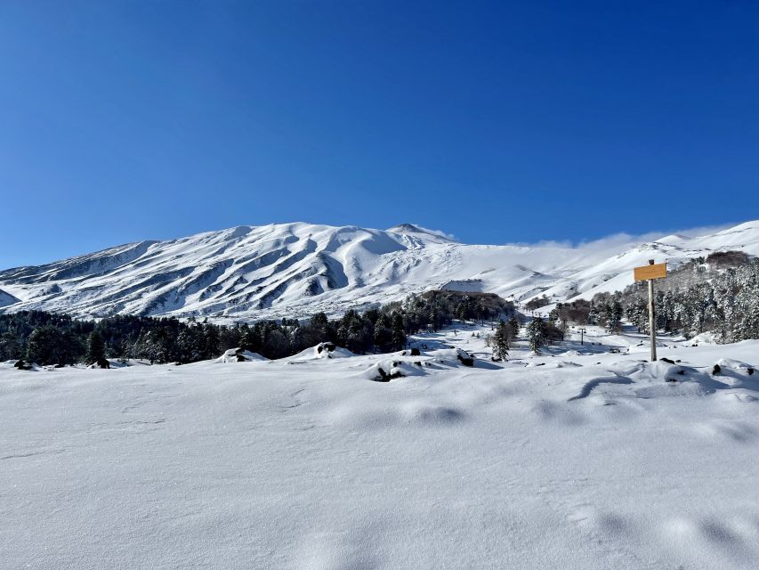 Piano Provenzana: Guided Mt. Etna Snowshoeing Trek - Sea views, Taormina, and the Calabria possibility