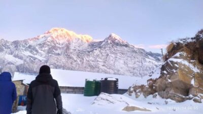 Pkr. Backpacker Group Dep.: 4 Day Mardi Himal Base Camp Trek - Day 1: Pokhara to Forest Camp Through Kande, Australian Camp, and Pothana
