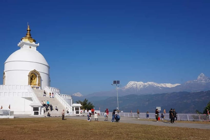 Pokhara: 1-Day World Peace Pagoda and Lord Shiva Statue Trek - World Peace Pagoda on Ananda Hill: the views come with meaning