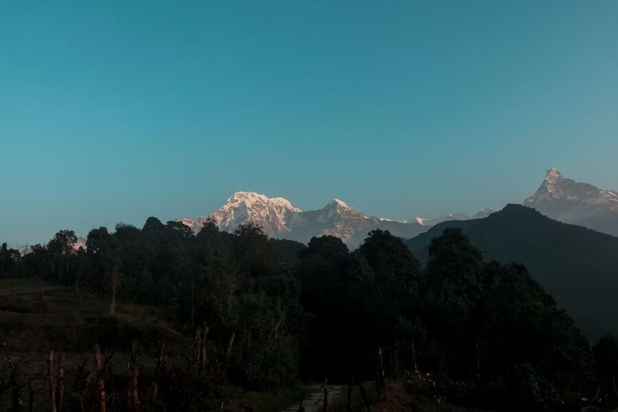Pokhara:4-Day Ghorepani Poon Hill Guided Trek via Ghandruk - Day 3: Descend via Tadapani to Ghandruk, with Modi views en route