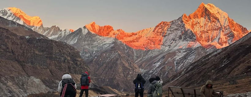 Pokhara: 7-Day Annapurna Base Camp Trek & Natural Hot Spring - Ghandruk to Chomrong: steps, viewpoints, and Machhapuchhre drama