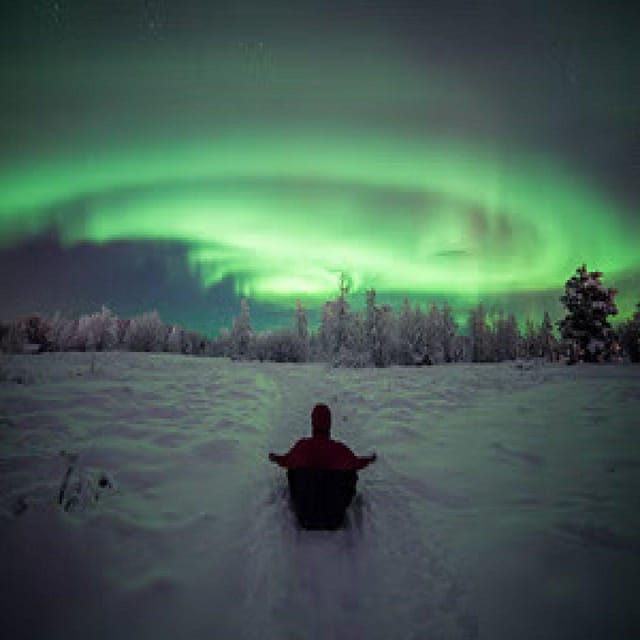 Polar Night Snowshoe Trek - Northern Lights hunting: how low light pollution changes your odds