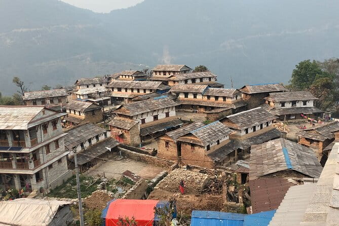 Poon Hill Trek package - Day 2: Birethanti checkpoint to Ulleri via Hile (permit + first uphill day)