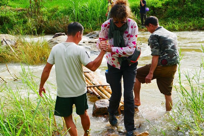 Pu Luong Full Day Trek Terraces Weaving and Waterfall Lunch - Key highlights at a glance