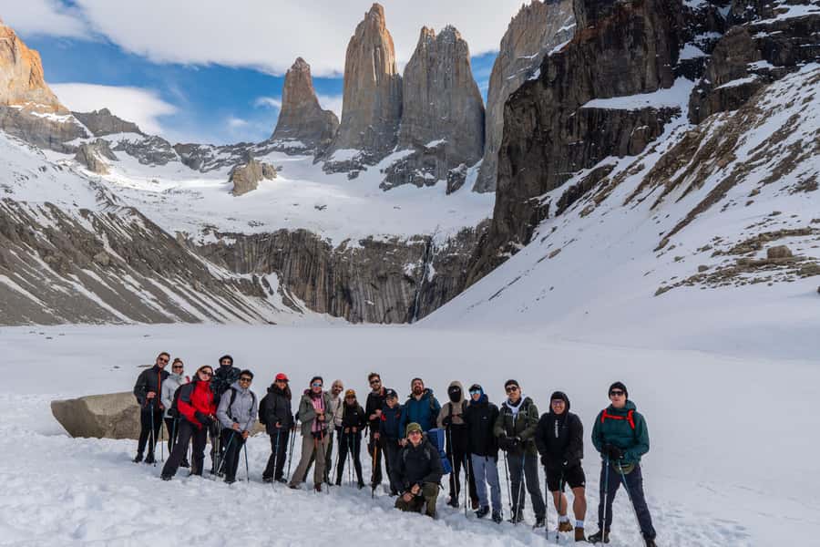 Puerto Natales: Base of the Towers Trekking Experience - Base of the Towers viewpoint at 890m: the reward and the lunch break