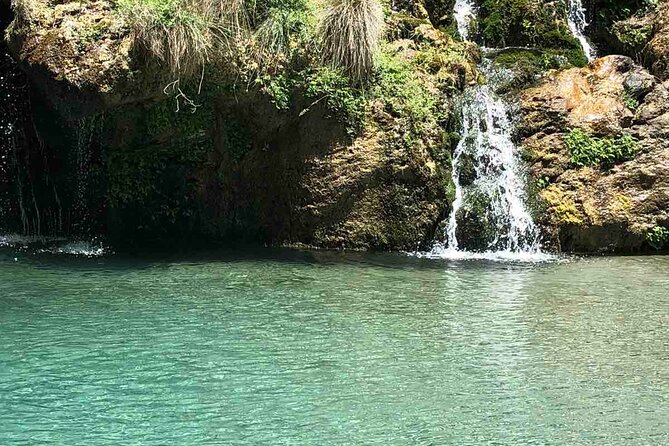 River Trekking at Kourtaliotiko Gorge Waterfalls to Preveli Beach - The planned change of scenery: from river to a scenic path