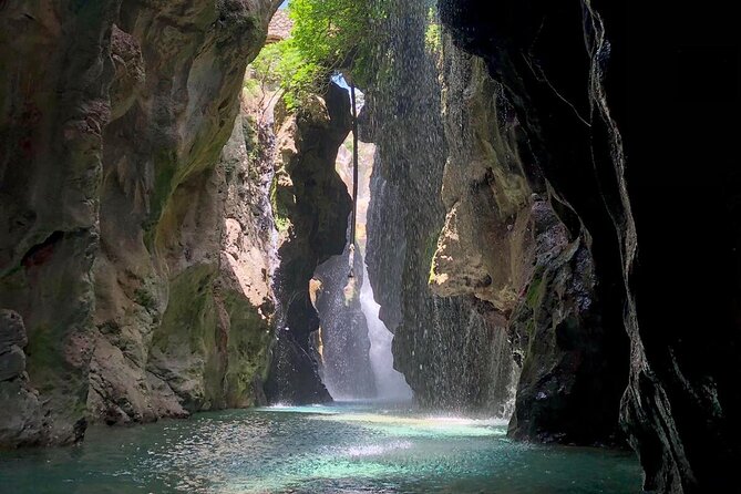 River Trekking at Kourtaliotiko Gorge Waterfalls to Preveli Beach - What to wear and pack for cold water and tricky rocks