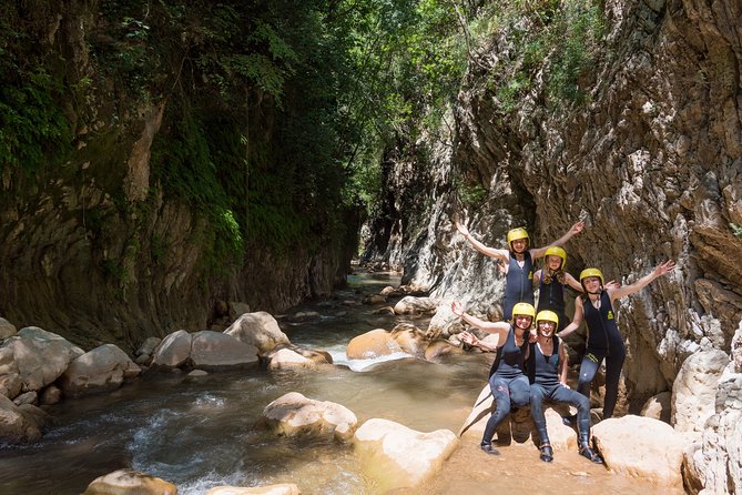 River Trekking in Neda - Neda Waterfalls: the 25 m climax and turquoise pool time
