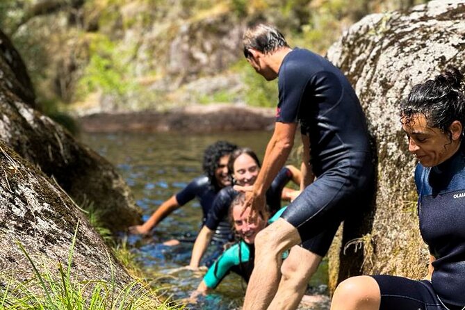 River Trekking/soft canyoning through wild lagoons and Waterfalls - Guides Bruno and Sara: what good leadership looks like here