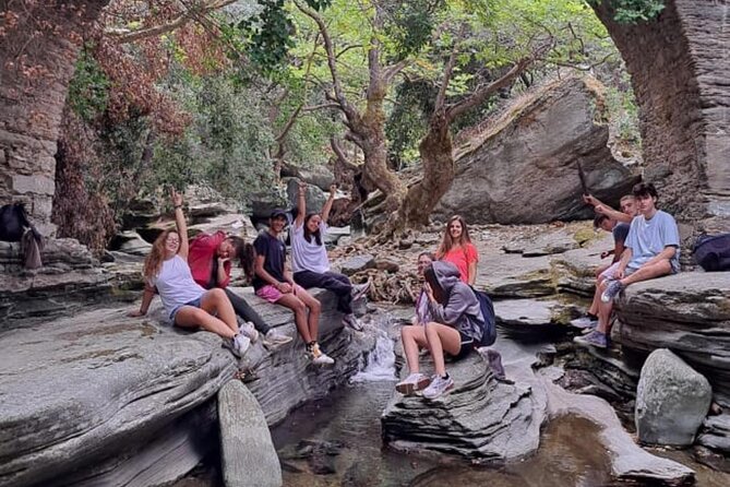 River Trekking to the Waterfall in Andros - River trekking in Andros: what the first stretch actually feels like