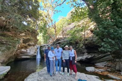River Trekking to the Waterfall in Andros - The waterfall reward: Gerolimni and the swim break