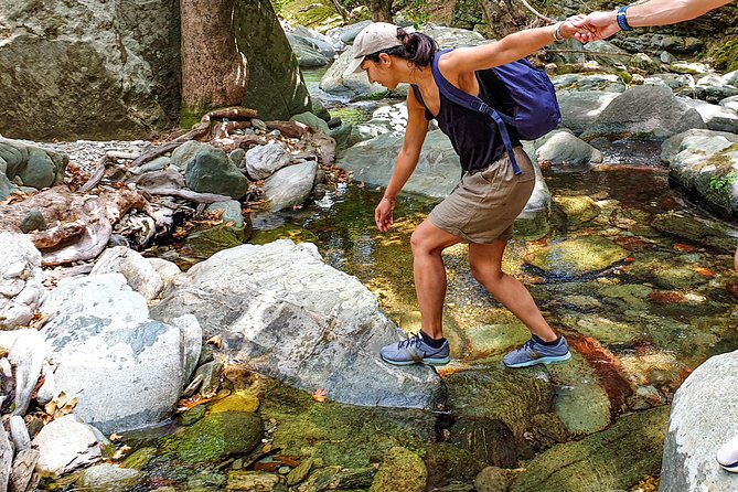 River Trekking to the Waterfall in Andros - Meeting point and pickup: start in Chora, or add minivan transfers
