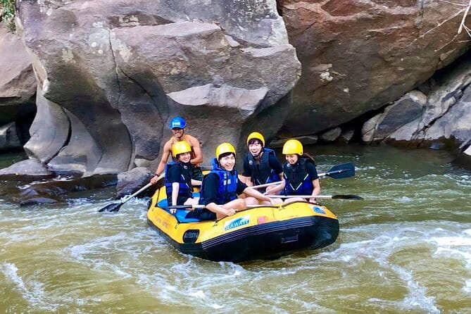 Safety whitewater rafting in Chiangmai by Khampan Rafting - Elephant Sanctuary Pass-By: Seeing Elephants From the River