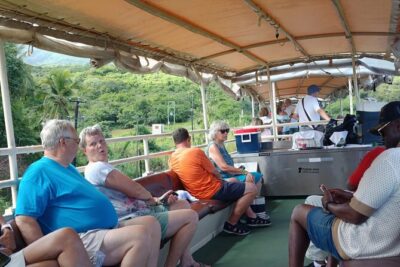 Saint Kitts Train Trek - From Basseterre to Wingfield Estate: the comfortable setup