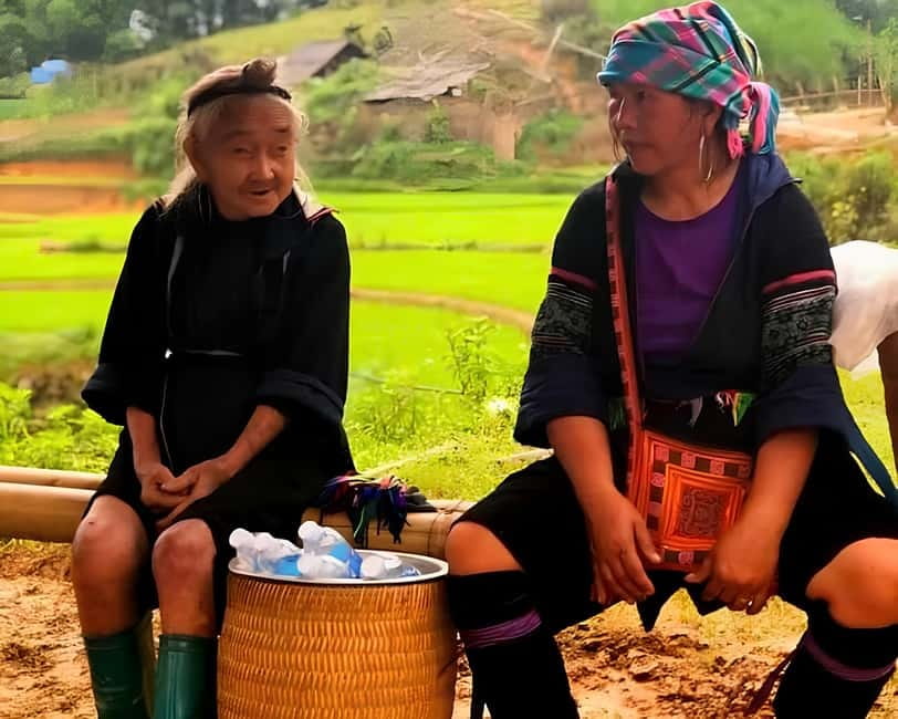 SAPA 1 DAY - Mountain Views And Villages Trek - Long Trek - Sa Seng mountain: Fansipan and Muong Hoa rice terraces in one view