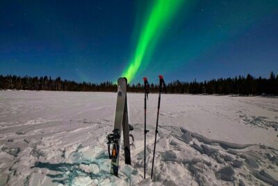 Ski Trekking under the Northern Lights - The 3.5-hour plan: from Rovaniemi pickup to deep-snow return