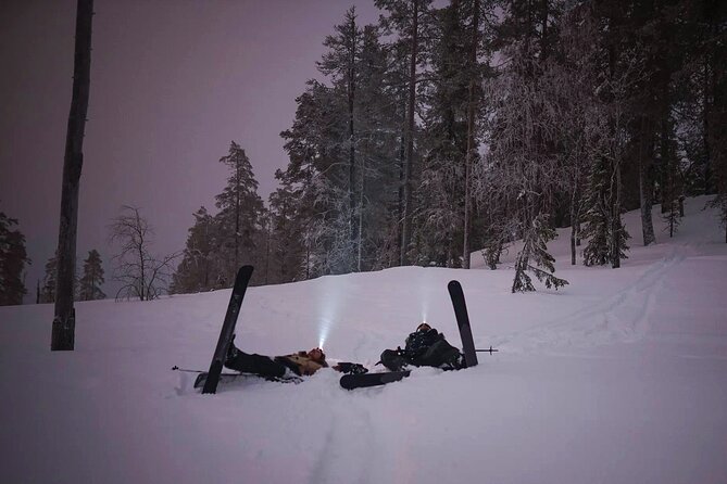 Ski Trekking under the Northern Lights - Pace, Safety, and What First-Time Skiing Feels Like