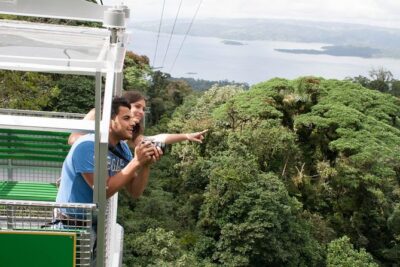 Sky Tram, Sky Trek and Sky Walk From Arenal - Sky Trek 7-cable zipline: the heights, distances, and speed reality check