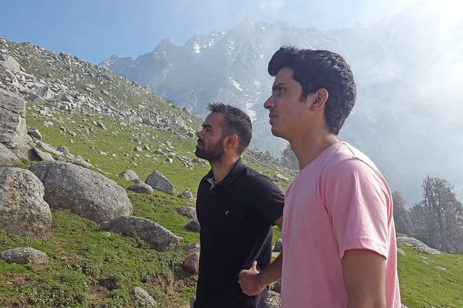 Snowline Trek - Triund Top stop: a planned breather (and not just a photo stop)