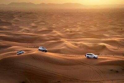 Sun Downer Desert Safari With Camel Trekking, BBQ and Buffet Dinner - Pickup to Dune Bash: What the 4x4 Ride Feels Like